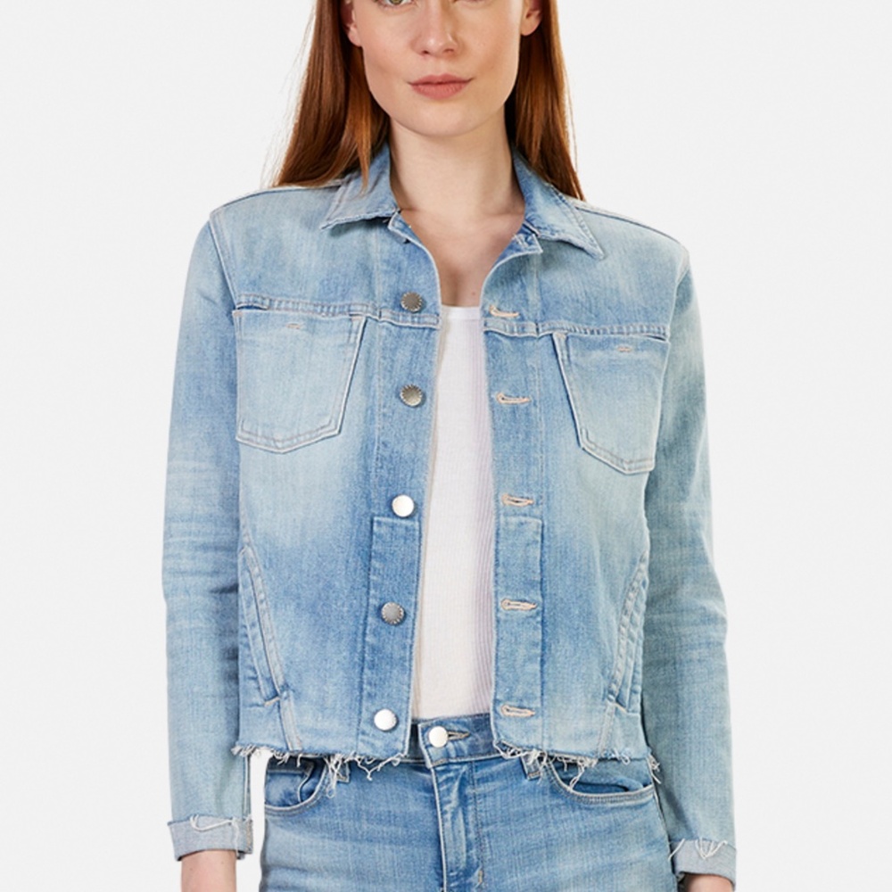 L'agence Janelle Denim Jacket. Size L. Sonora Wash